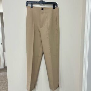 Zara beige pants slim